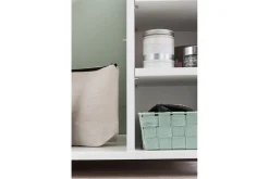 Wohnling Servantensokkel Foliert Sponplate 1 Dør 3 Lagringshyller Moderne