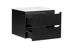 Servantskap Quintela Sort, Hvit, 60x52x48 cm