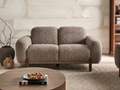 2-seters sofa Odnes i bouclé