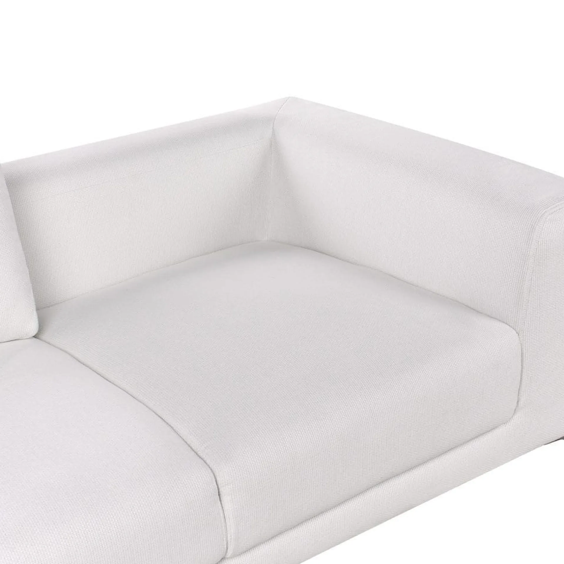 2 Seter Sofa-2-seters sofa Reinen Hvit,Svart