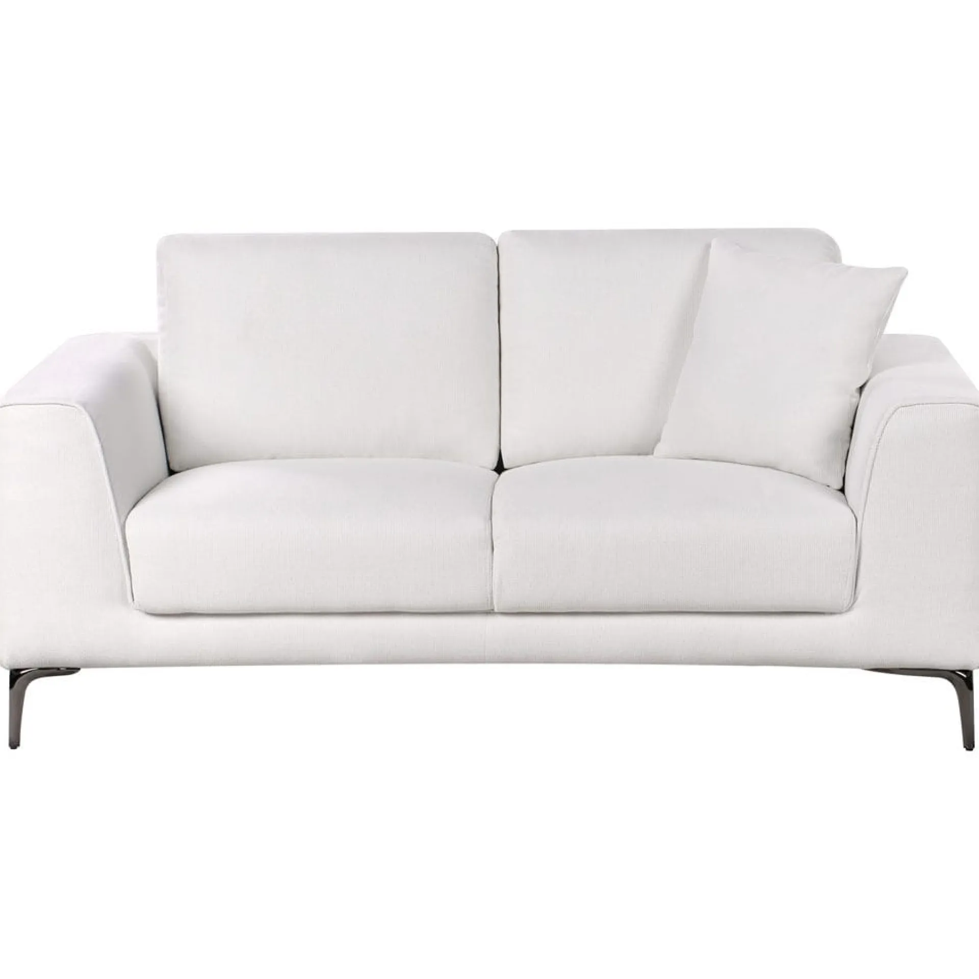 2 Seter Sofa-2-seters sofa Reinen Hvit,Svart