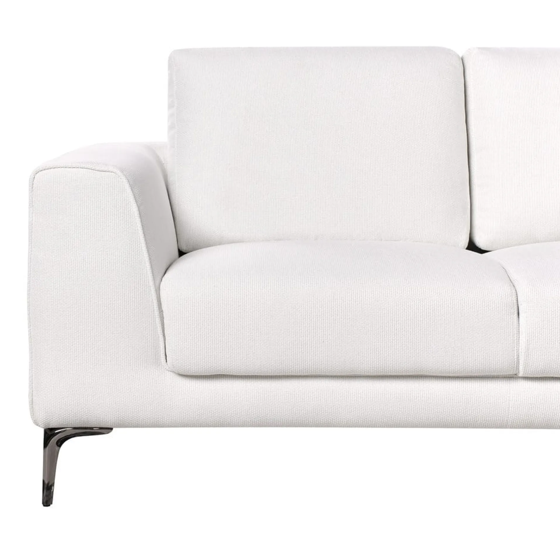 2 Seter Sofa-2-seters sofa Reinen Hvit,Svart