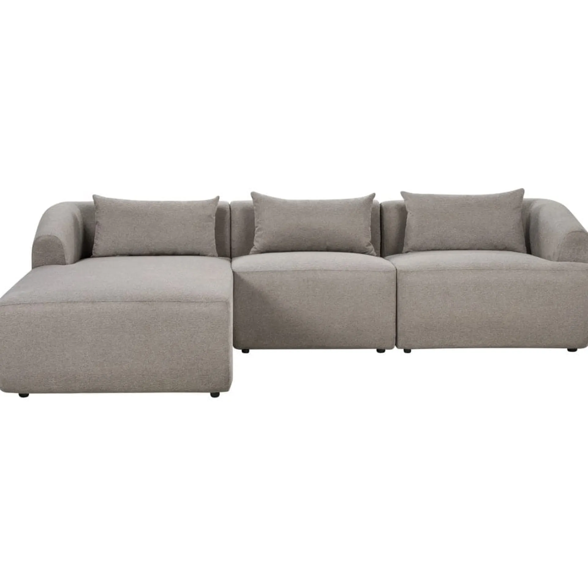 Hjørnesofa-3-seters sofa Svansele Taupe