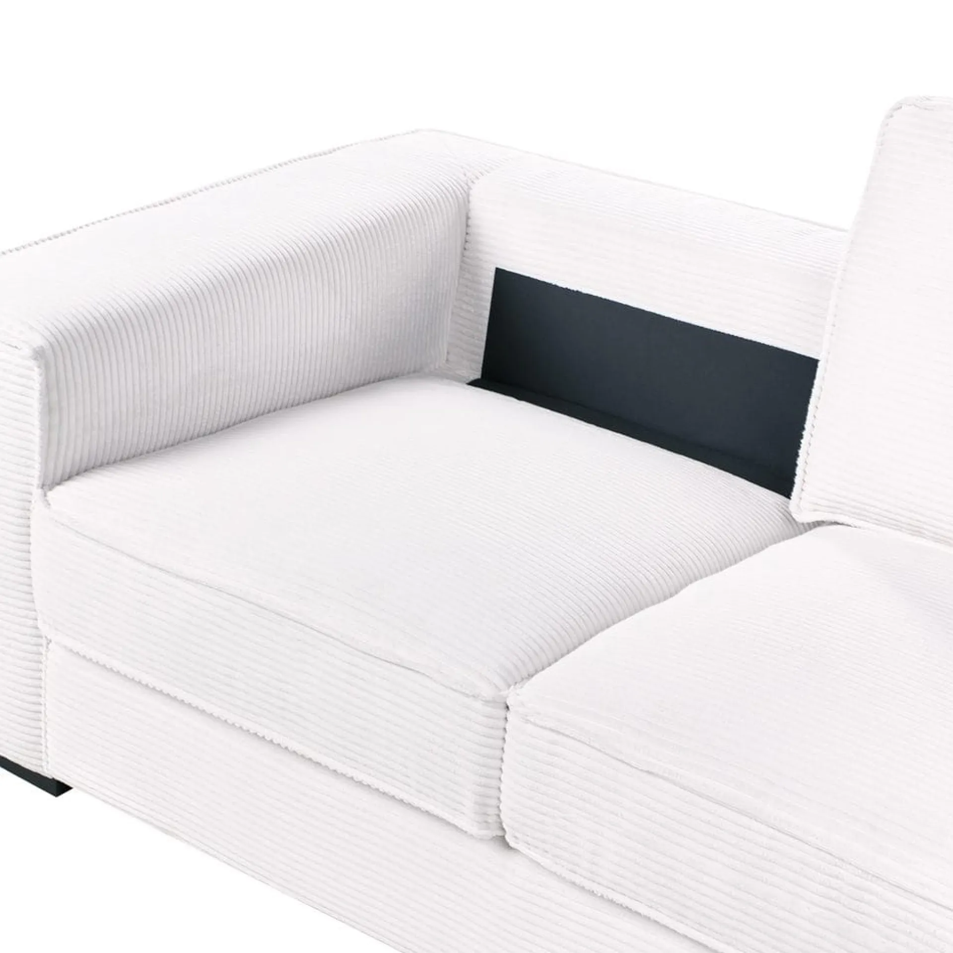 2 Seter Sofa-2-seters sofa Vikran Hvit,Svart