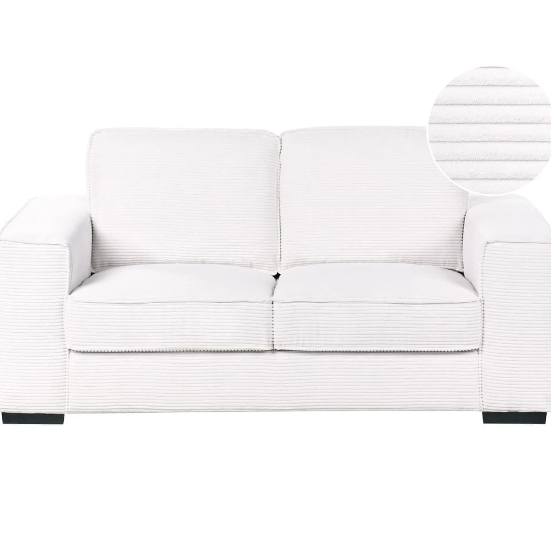 2 Seter Sofa-2-seters sofa Vikran Hvit,Svart
