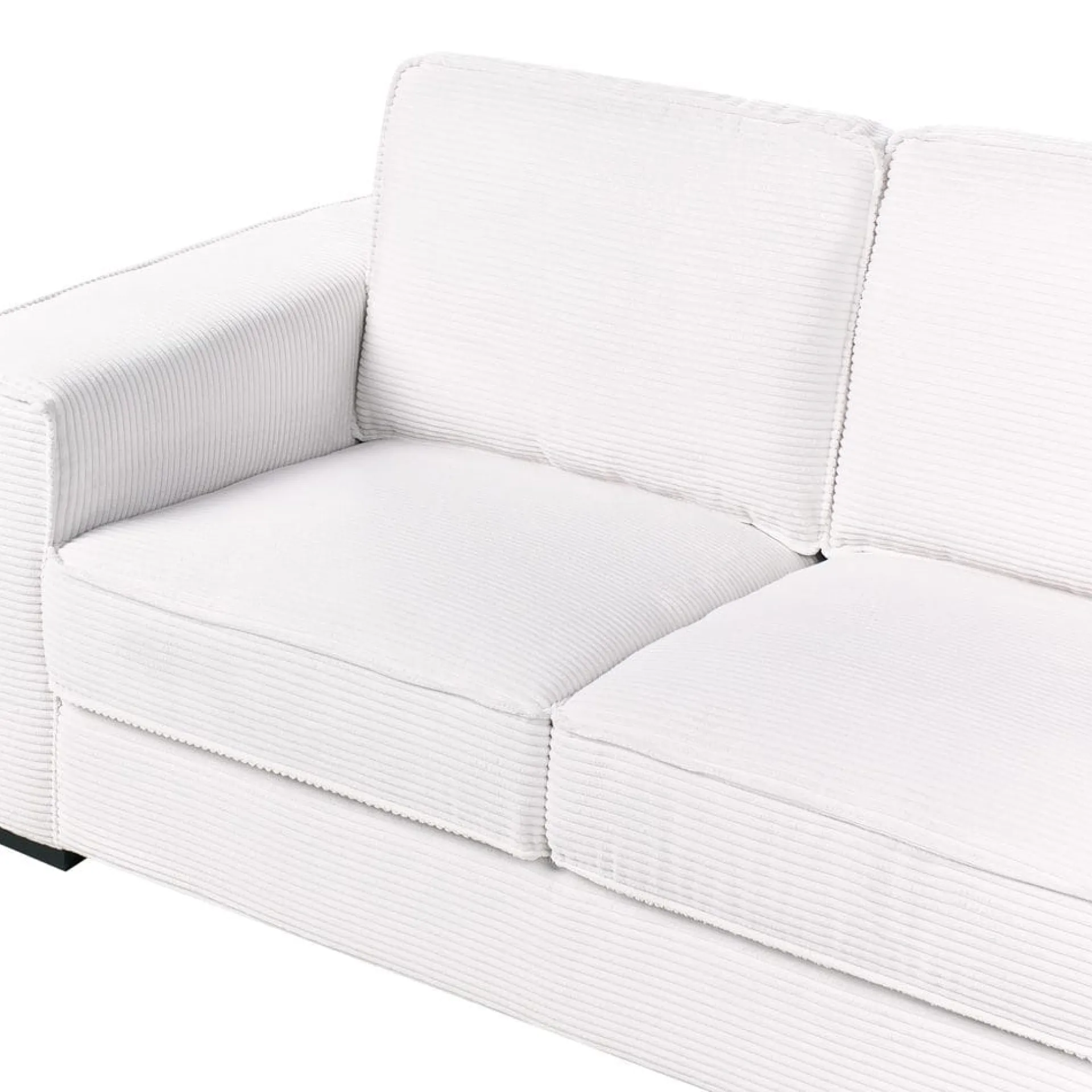 2 Seter Sofa-2-seters sofa Vikran Hvit,Svart