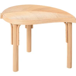 Loungebord & Sofabord Utendørs-Sett med 3 sofabord utendørs Paralia rotting Naturlig/beige