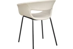 Karmstoler-Sett med 2 spisestoler Elma Beige,Svart