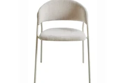 Karmstoler-Sett med 2 spisestuestoler Alanson Beige