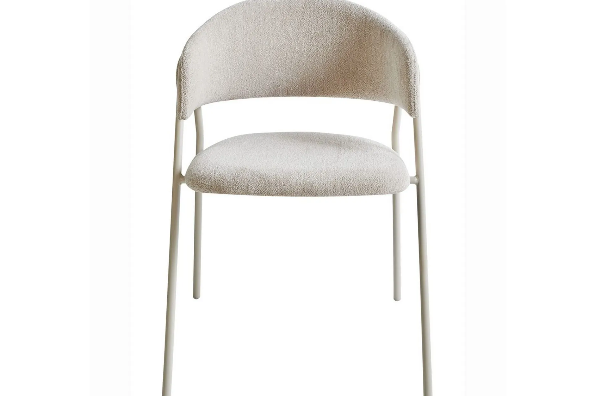 Karmstoler-Sett med 2 spisestuestoler Alanson Beige