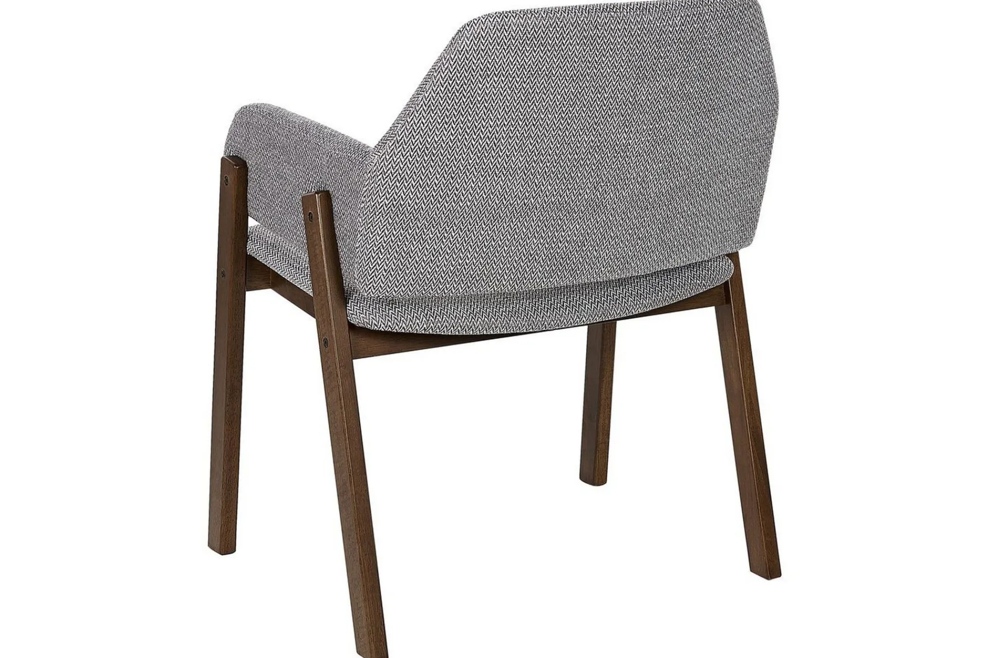 Karmstoler-Sett med 2 spisestuestoler Albion Grey,Brun