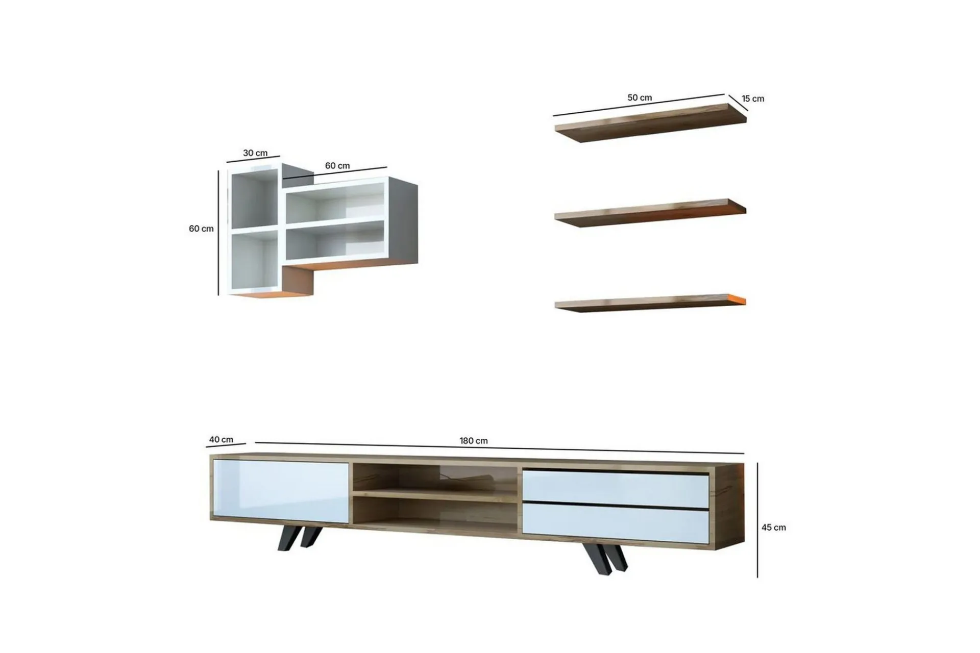 Seyra Tv-stativ 45 cm