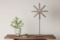 Venture Home Julelys|Adventsstake-Säfsen Adventsstjerne / Julelampe 40 cm Mocca