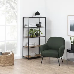 Bokhylle-Shelf HOME4YOU eik
