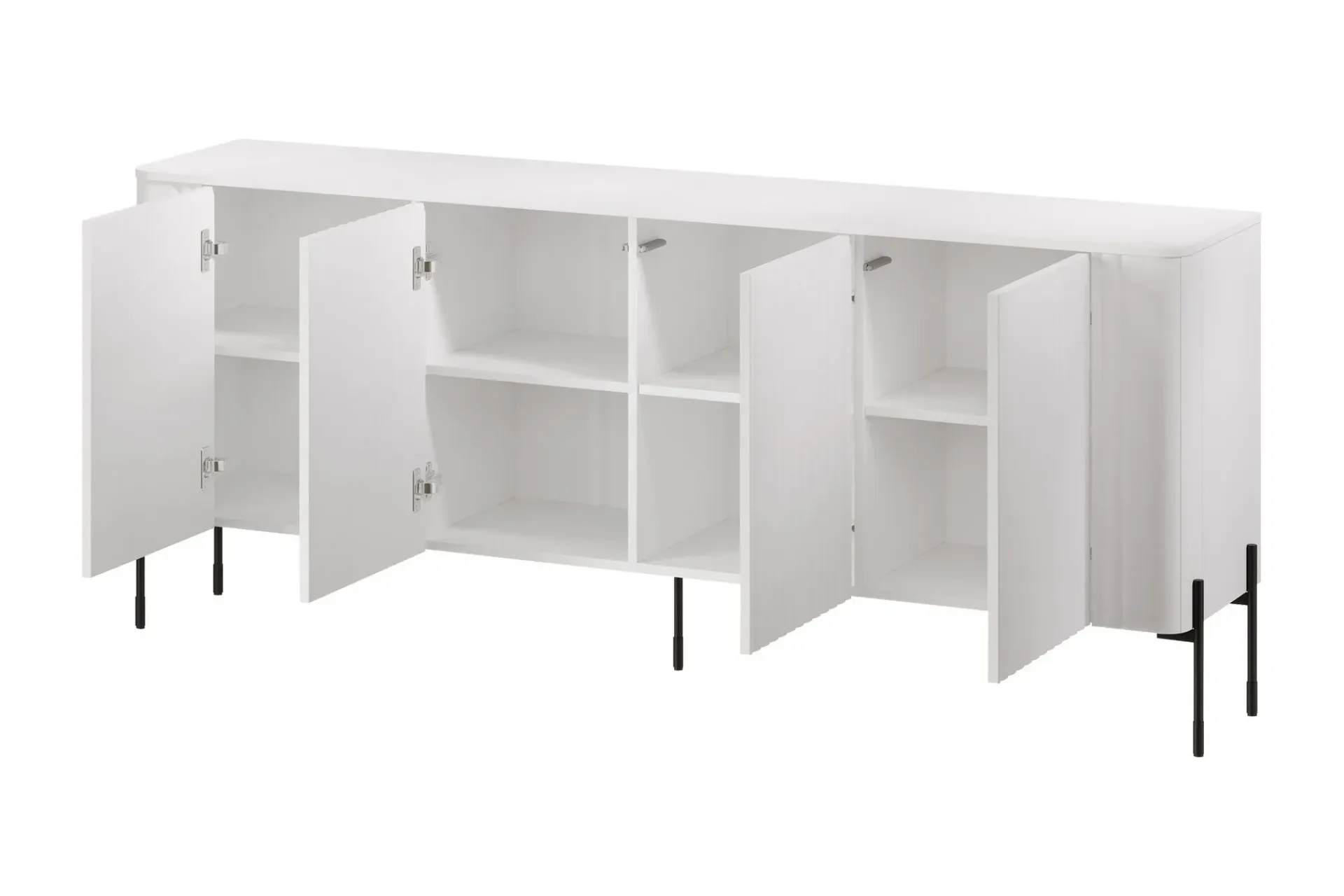 Sideboard & Skjenker-Sherie Skjenk 190x40 cm Svart,Brun