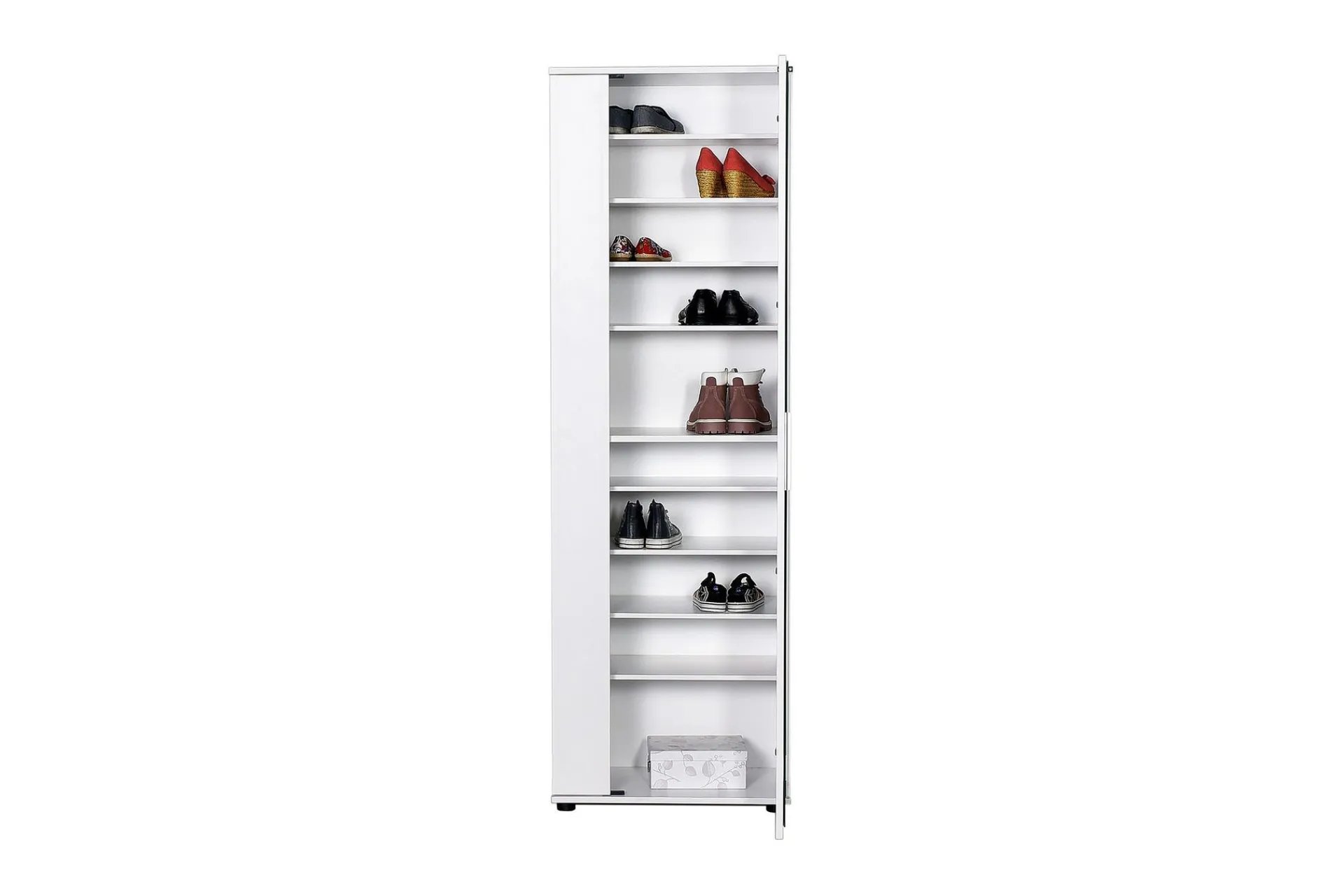 Skohylle & Skostativ|Gangoppbevaring-Shoe Cabinet Hvit
