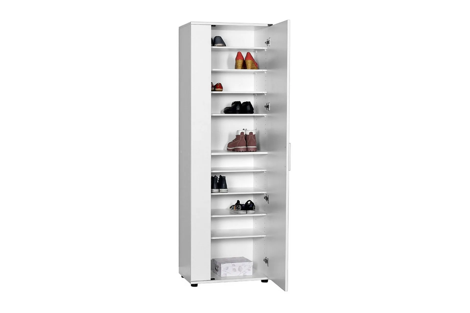 Skohylle & Skostativ|Gangoppbevaring-Shoe Cabinet Hvit
