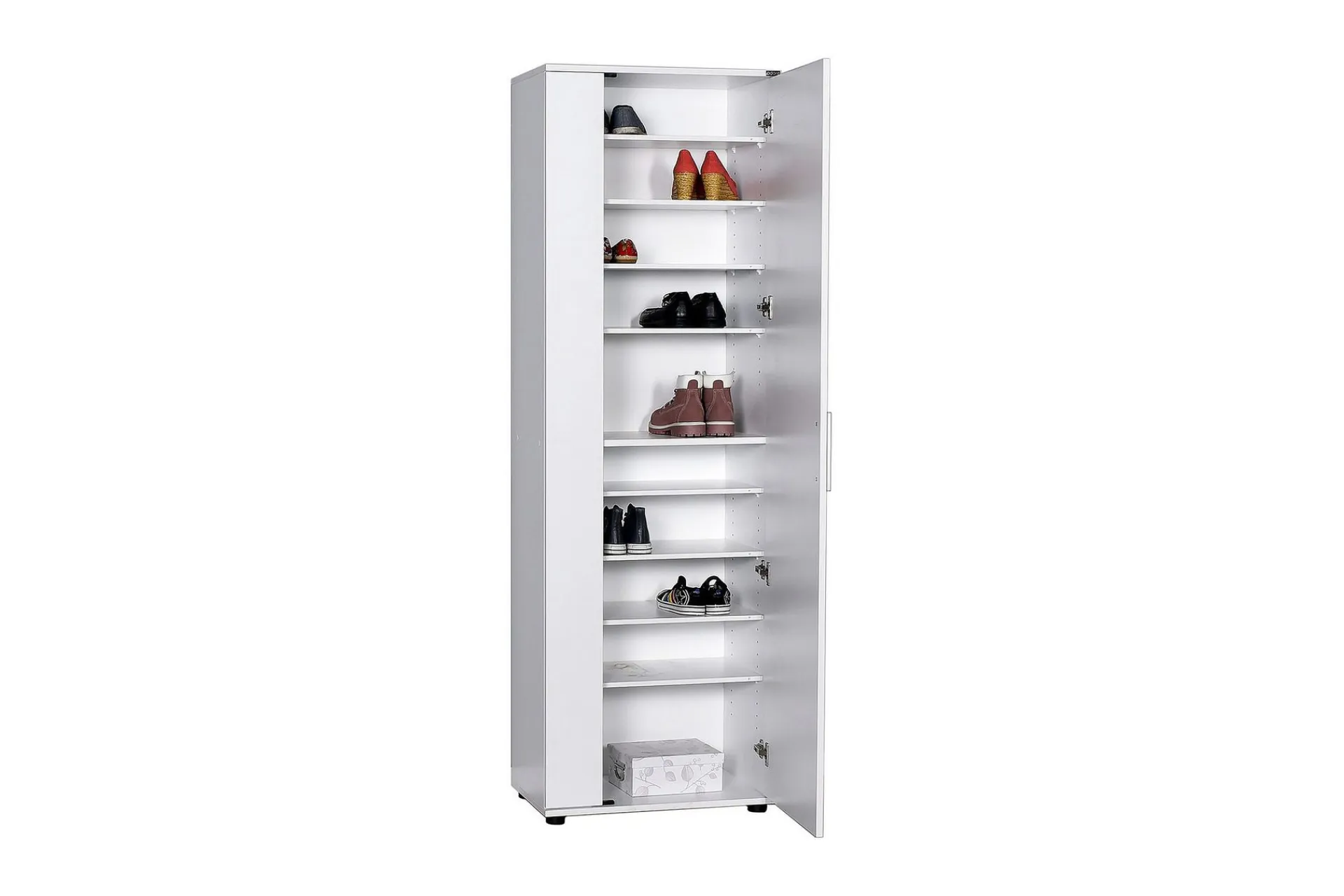 Skohylle & Skostativ|Gangoppbevaring-Shoe Cabinet Hvit