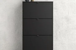 Scandinavian Choice Gangoppbevaring-Shoey Skoskap 3 Fack Svart
