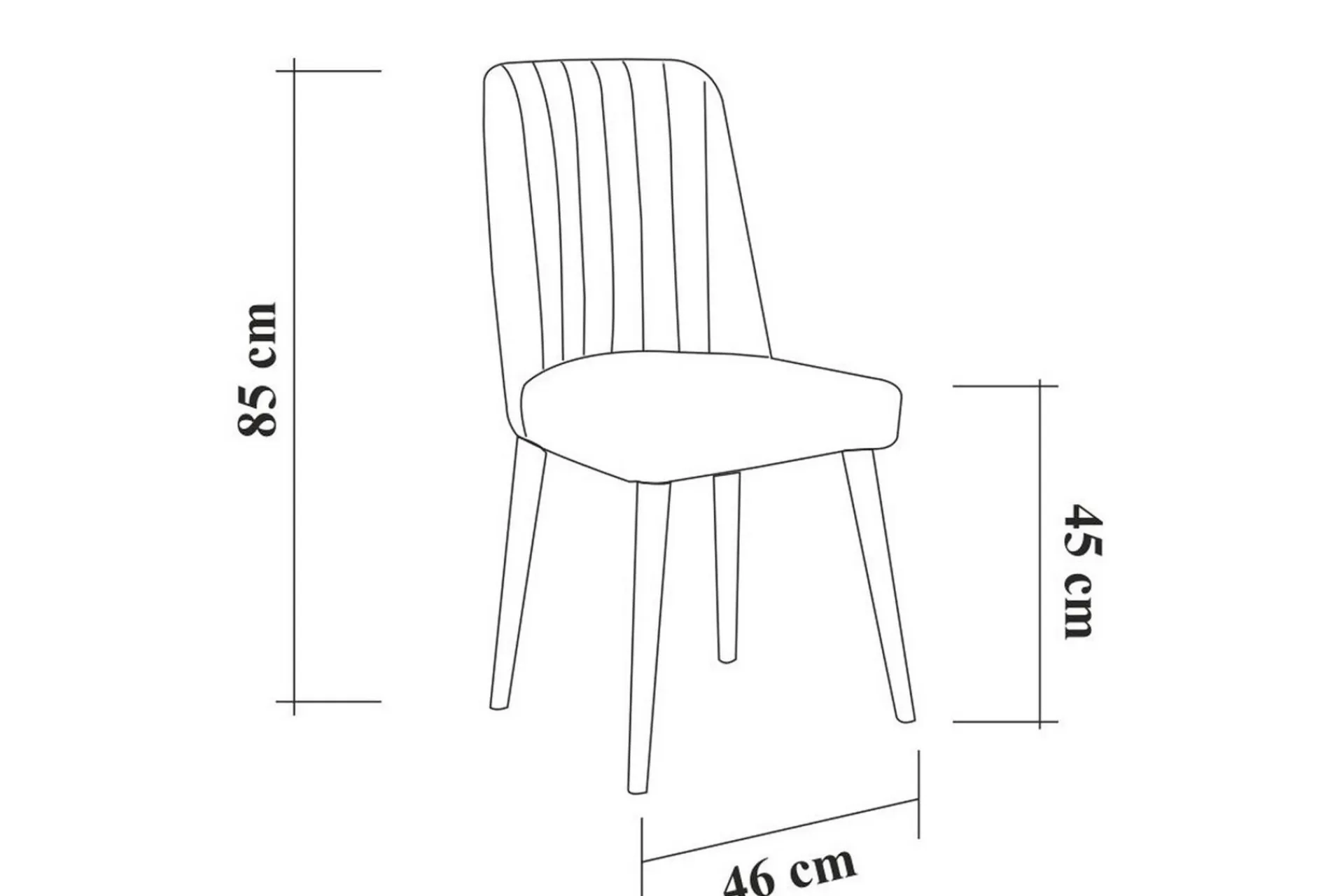 Spisestoler & Kjøkkenstoler-Shundrea Stol 85 cm Tre/Natur