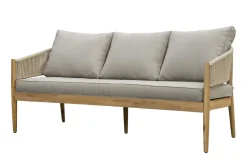 deNoord Siana 5-seters loungegruppe i treutseende med repdetaljer