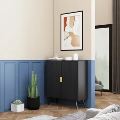 Sideboard & Skjenker-Sideboard HOME4YOU Svart