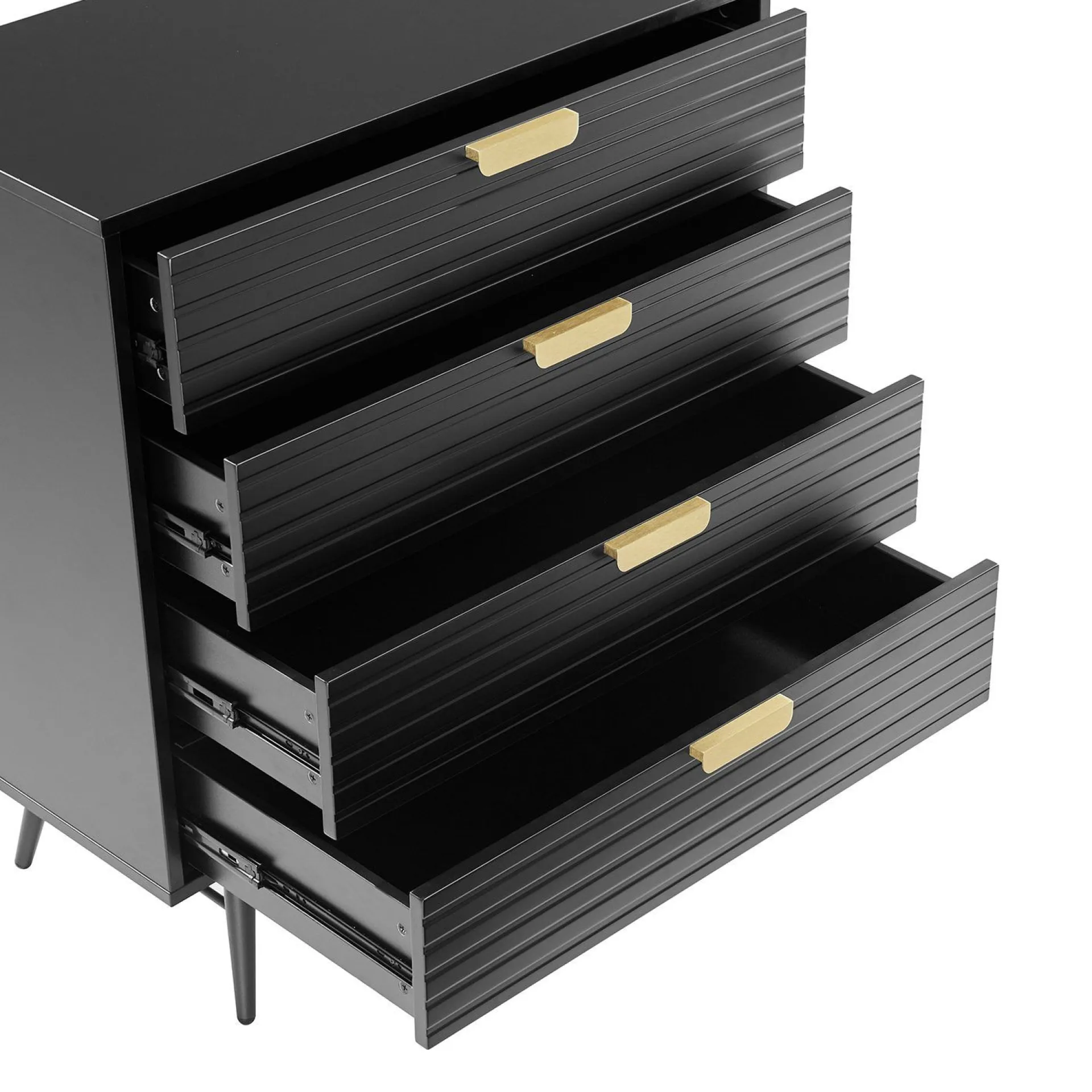 Gangoppbevaring|Kommode-Sideboard HOME4YOU Svart