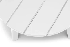 Hillerstorp Balkongmøbler-Sidebord Tennessee Ø50 cm Hvit