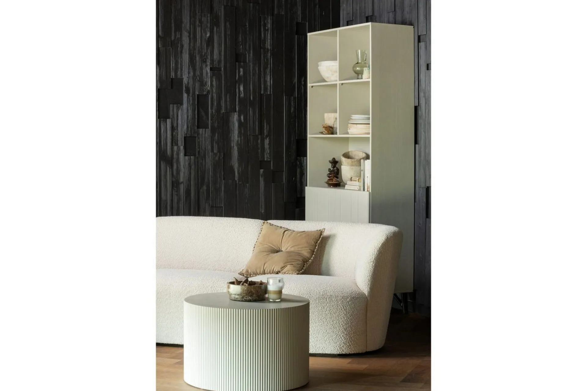WOOOD Avlastningsbord-Sidebord Sanne Beige