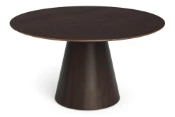Bark Spisegrupper-Siena spisegruppe rund 150 cm med 6 Nibe Plus spisestoler Røkt eik