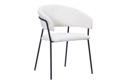 Bark Spisegrupper-Siena spisegruppe rund 130 cm med 6 Karol spisestoler Svart