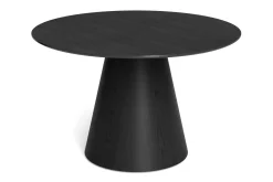 Bark Spisegrupper-Siena spisegruppe rund 130 cm med 6 Karol spisestoler Svart