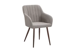 Bark Siena spisegruppe rund 130 cm med 6 Filippa spisestoler