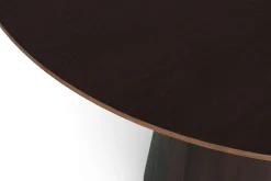 Bark Spisebord & Kjøkkenbord-Siena Stort Spisebord Rundt 150 cm Finer Mørkebrun Røkt eik