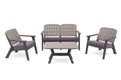 Loungebord & Sofabord Utendørs-Silva Sofabord 90 cm Antracit