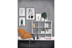 Bokhylle-Singleton Bokhylle 107 cm Hvit