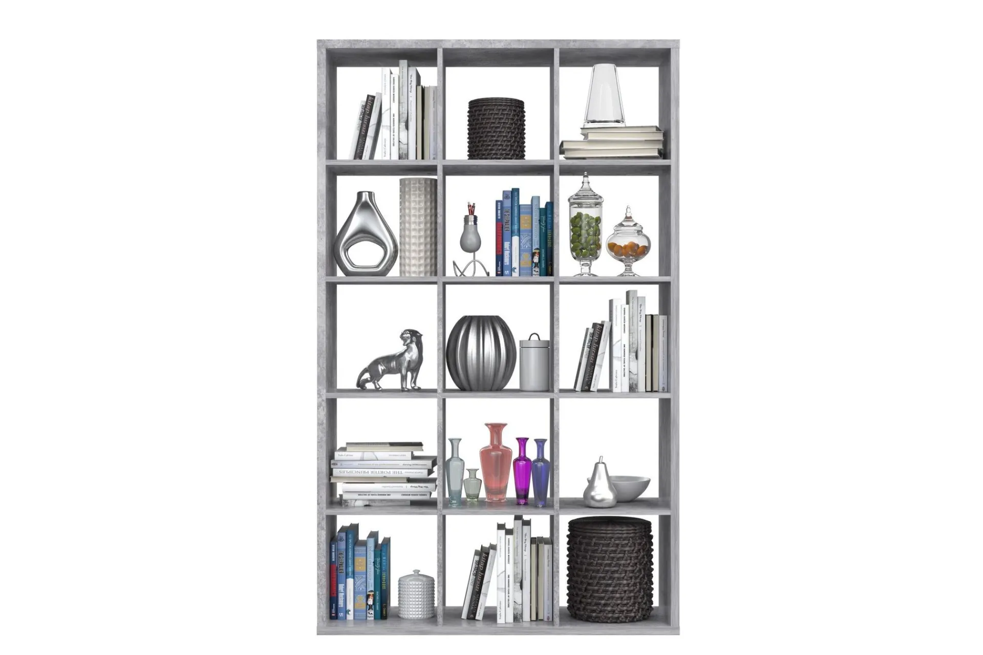 Bokhylle-Singleton Bokhylle 107 cm Grey