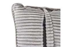 Sofa Med Sjeselong-3-sitssoffa Beliani Dolva Grå, svart, Vänstervänd Grey