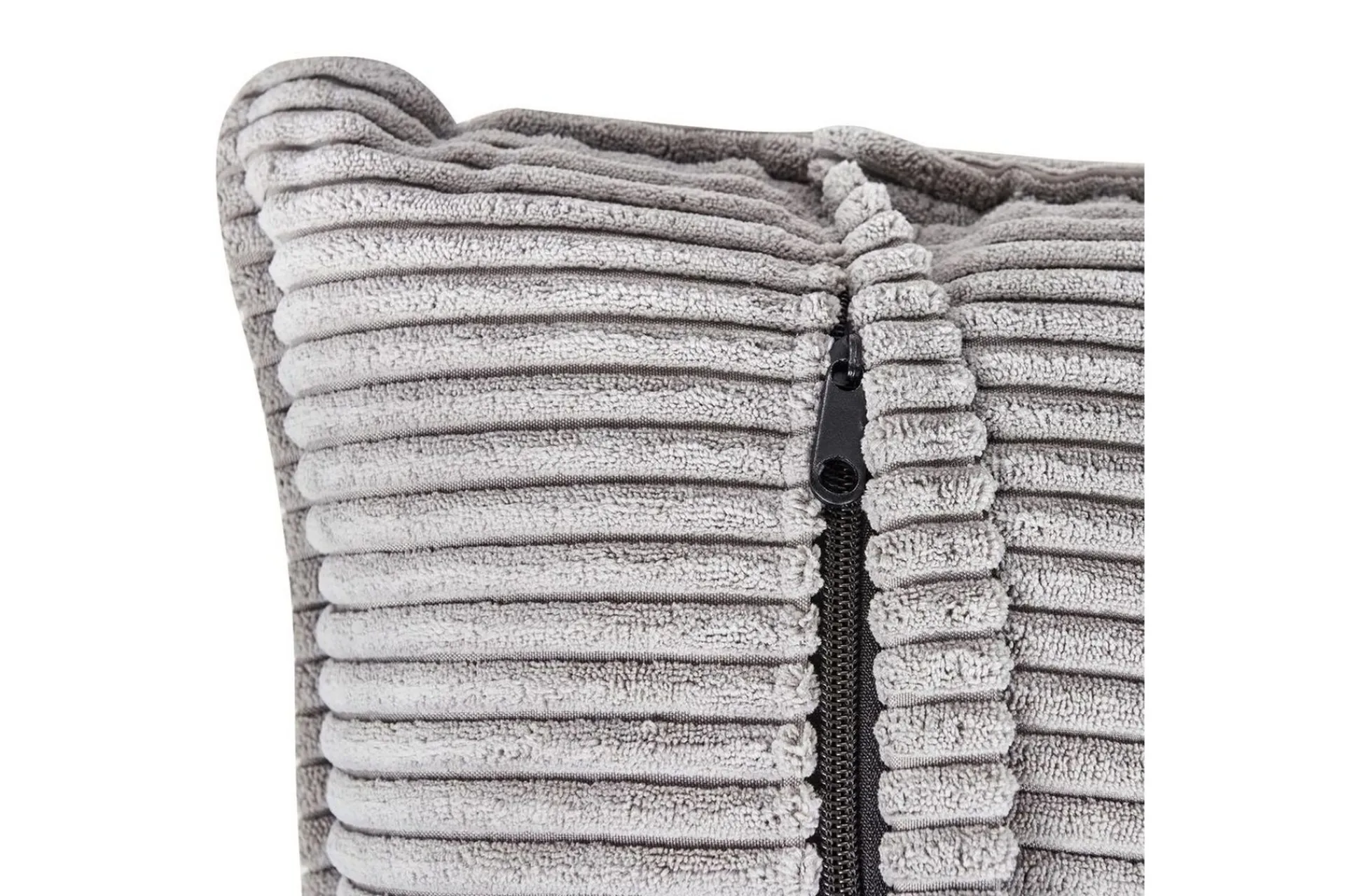 Sofa Med Sjeselong-3-sitssoffa Beliani Dolva Grå, svart, Vänstervänd Grey