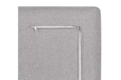 2 Seter Sofa-2-sitssoffa Beliani Heden Beige/ljust trä Grey||Light colored wood Grey,Lysfarget tre