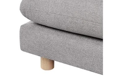 2 Seter Sofa-2-sitssoffa Beliani Heden Beige/ljust trä Grey||Light colored wood Grey,Lysfarget tre