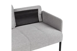 2-sitssoffa Beliani Lahti Beige, svart Light grey||Black
