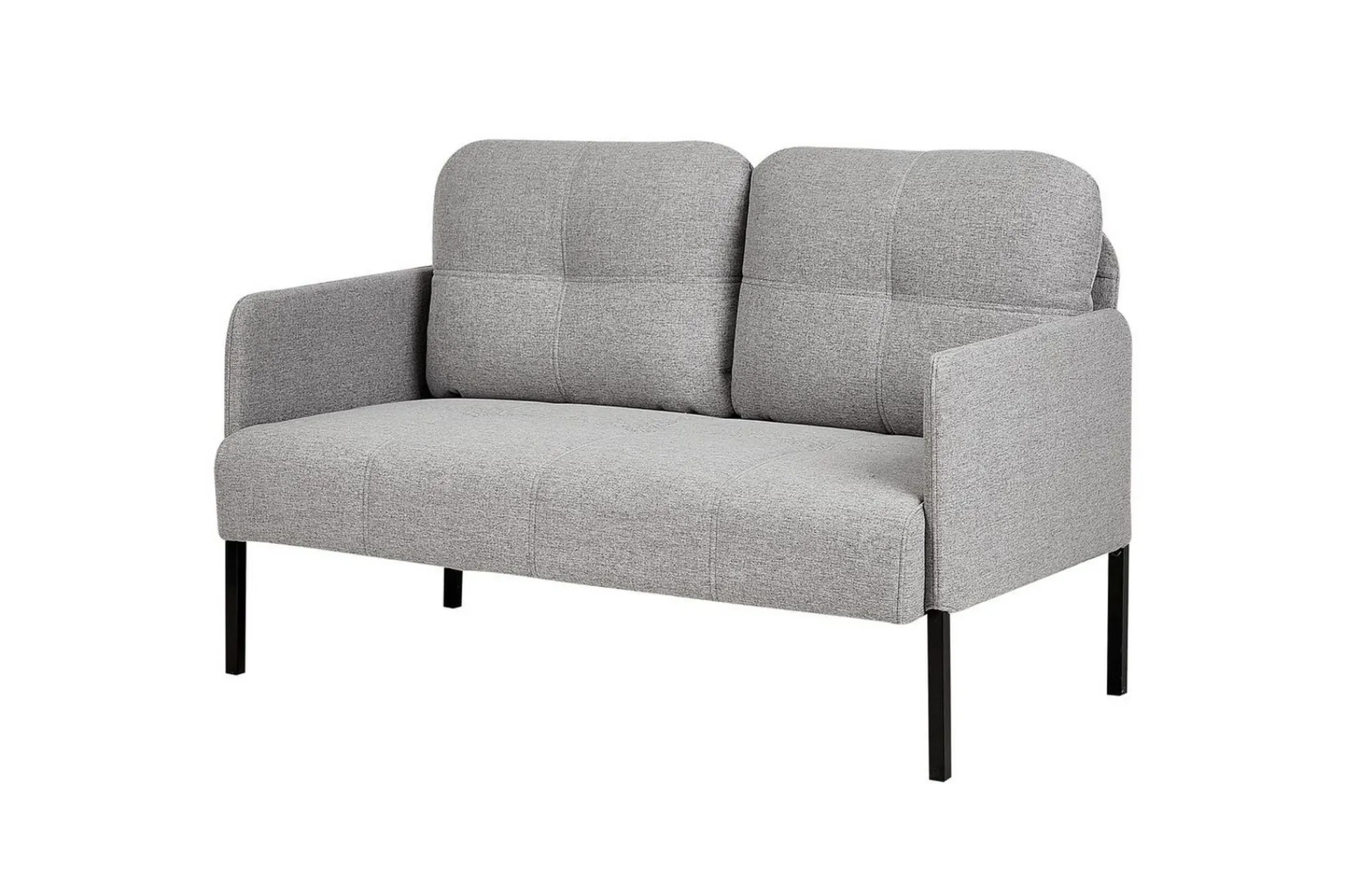 2-sitssoffa Beliani Lahti Beige, svart Light grey||Black