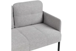 2-sitssoffa Beliani Lahti Beige, svart Light grey||Black