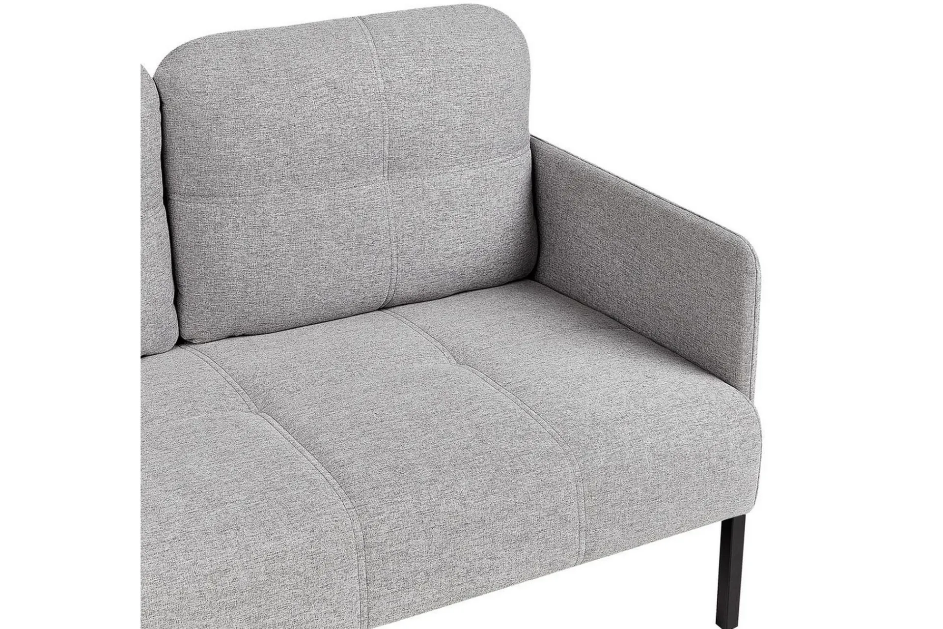 2-sitssoffa Beliani Lahti Beige, svart Light grey||Black