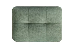 2 Seter Sofa-2-sitssoffa Beliani Laurila Beige, mörkt trä Green||Dark colored wood Grønn,Mørkfarget tre