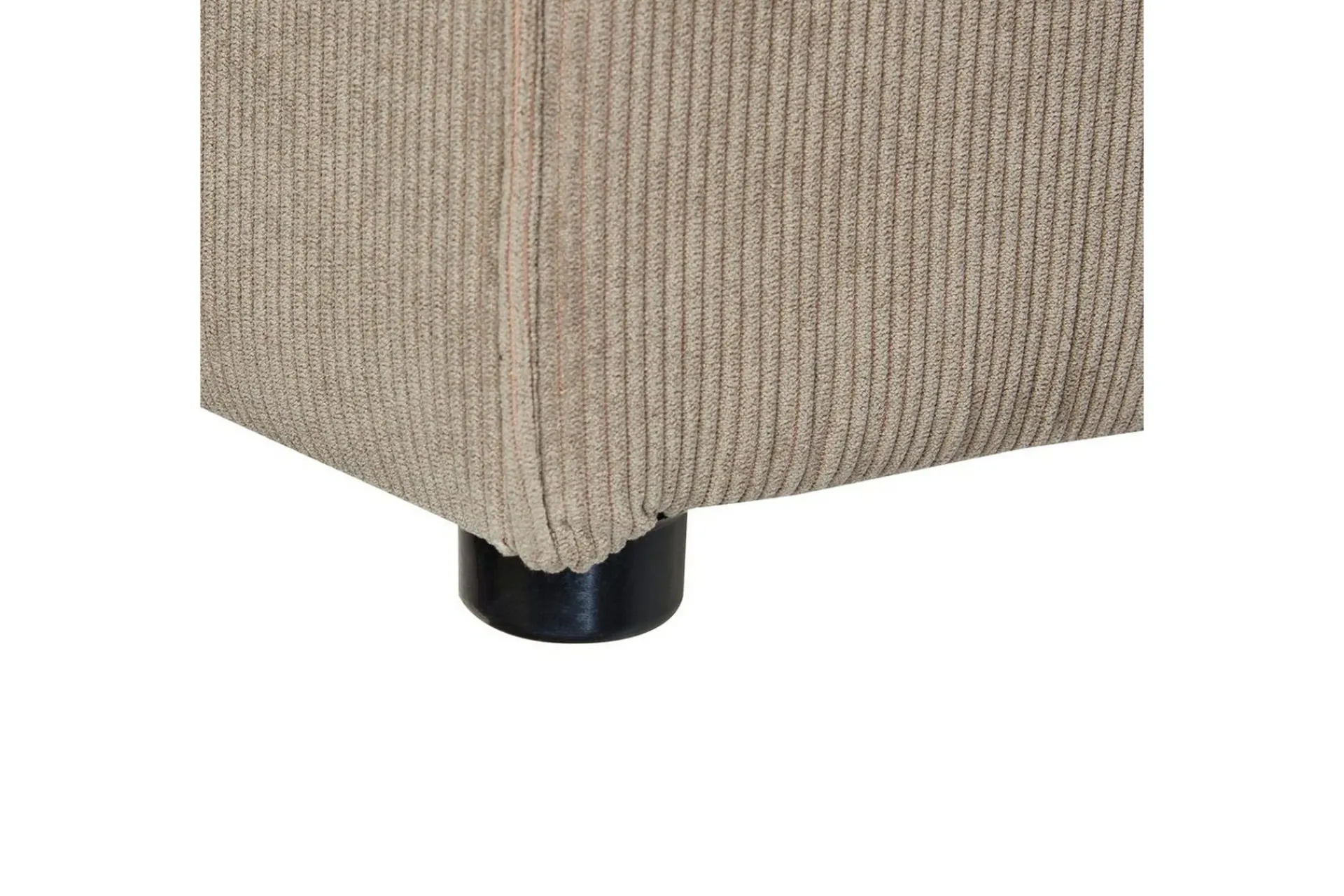 U-Sofa-2-sitssoffa Beliani Lemvig Beige Taupe
