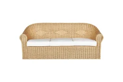 Lounge Sofa|Lounge Sofa-3-sitssoffa Beliani Livadeia Natural||White Natural,Hvit