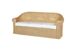 Lounge Sofa|Lounge Sofa-3-sitssoffa Beliani Livadeia Natural||White Natural,Hvit