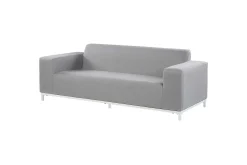 3-sitssoffa Beliani Rovigo Grey||White